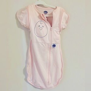Nested bean zen one weighted swaddle transition sleep sack 0-3m removable arms